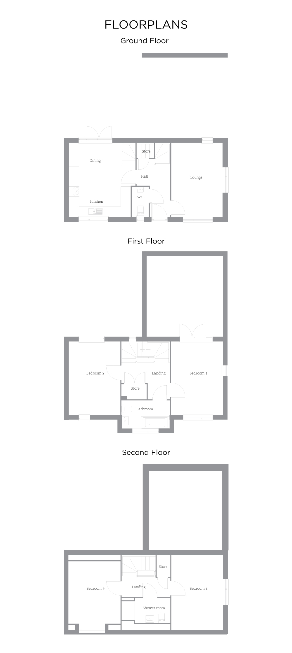 The Weston Floor Plans