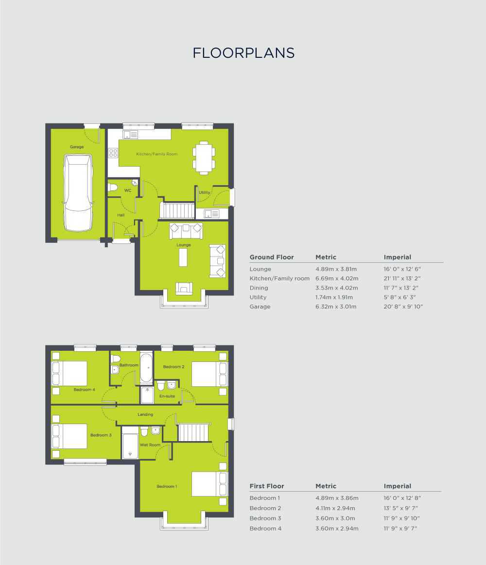 The Badminton Floor Plans