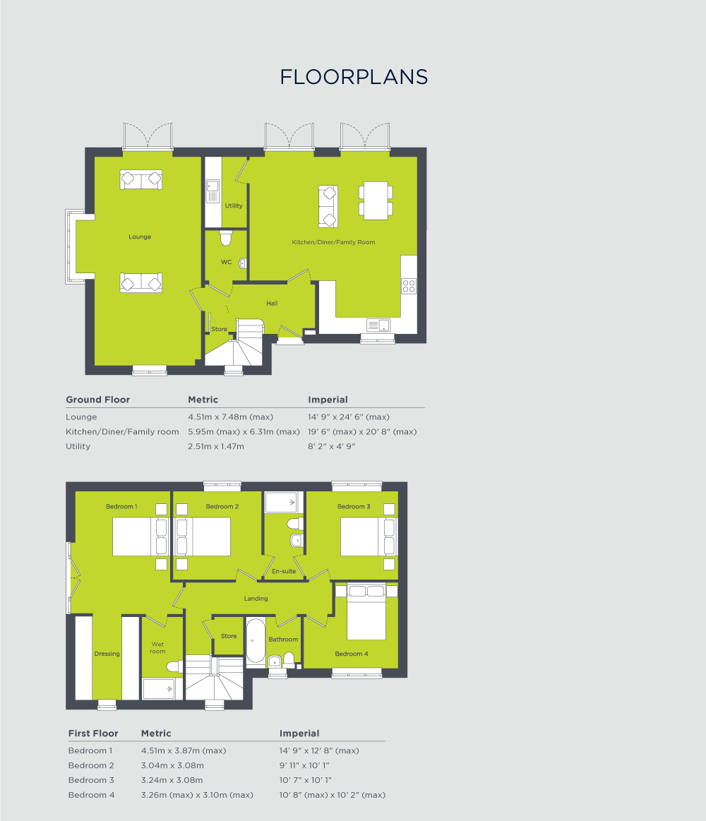 The Sandringham Floor Plans