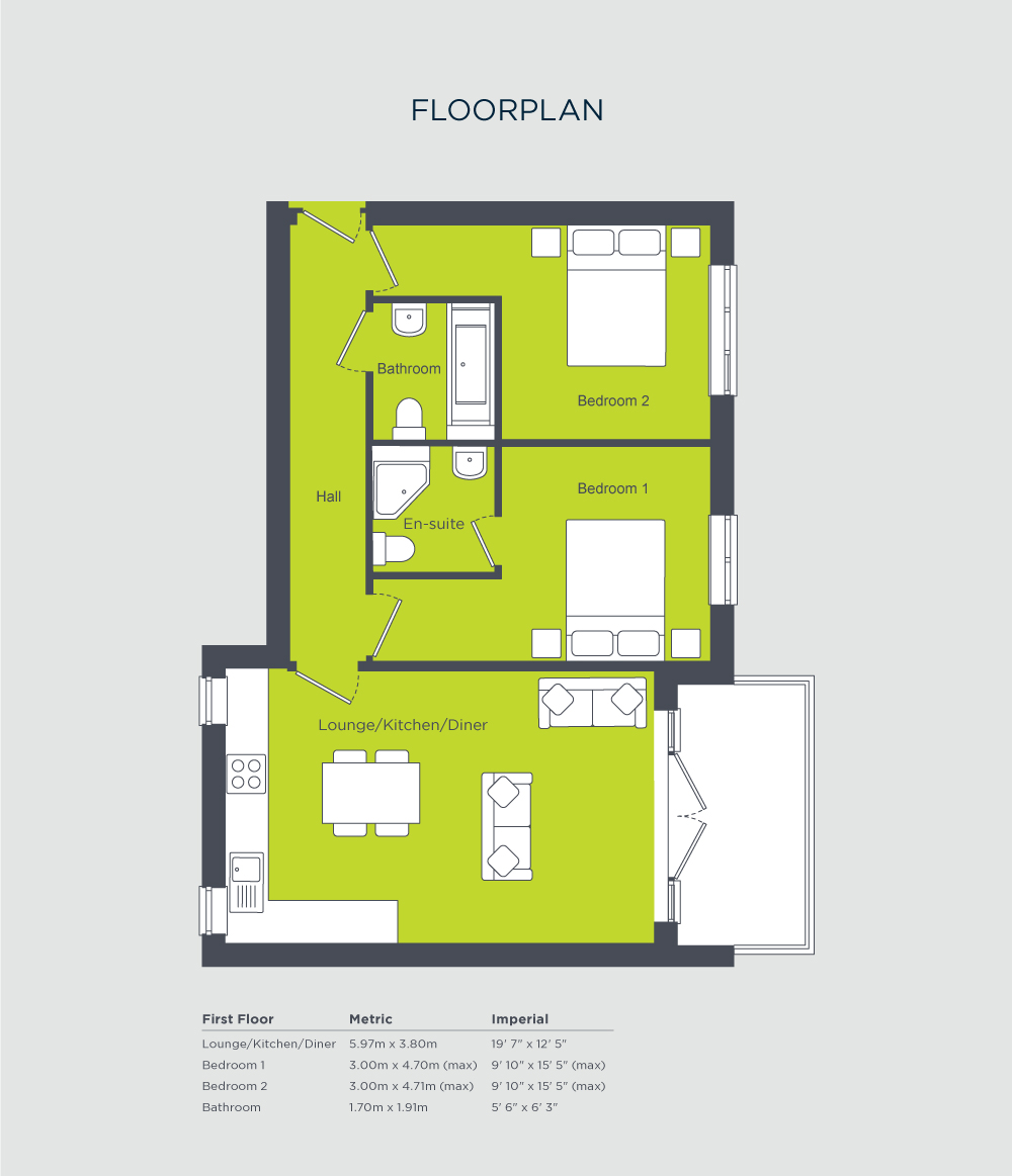 The Aintree Apartments Floor Plans