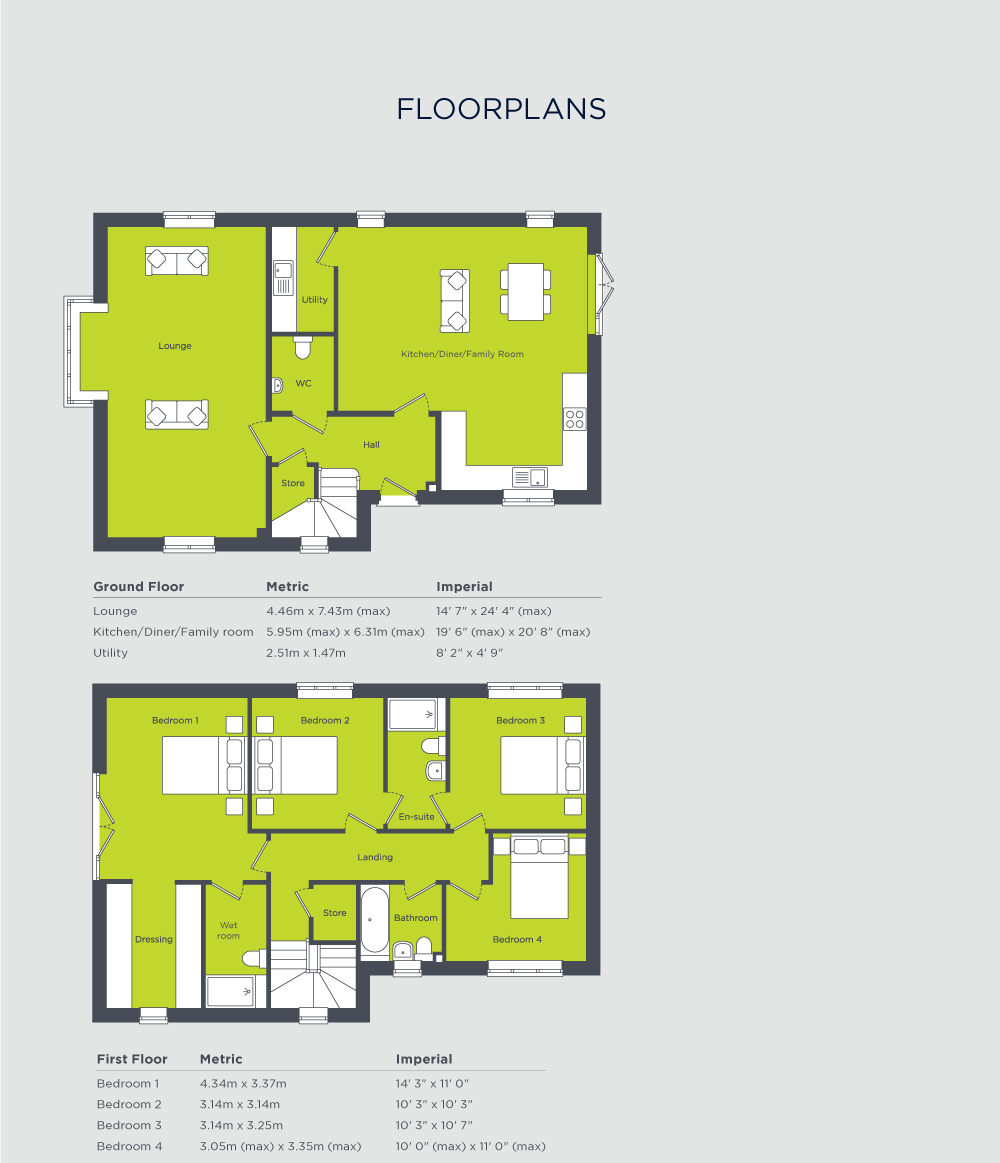 The Sandringham Floor Plans